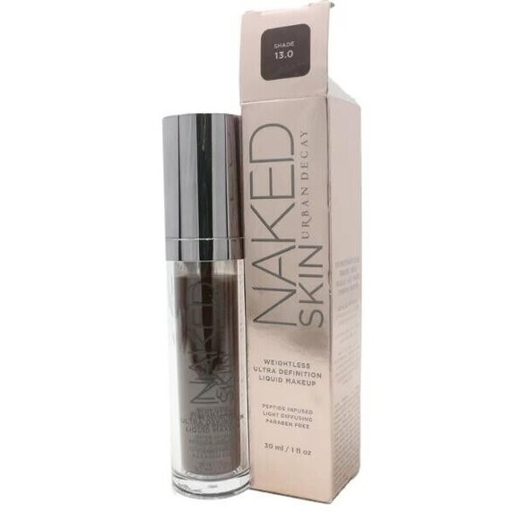 Urban Decay Naked Skin Weightless Ultra Liquid Foundation Makeup Dark 13.0 NEW - Picture 1 of 5